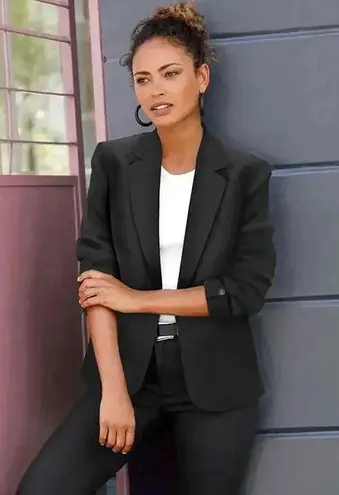 Lascana Women's Classic Black Blazer, Size 14