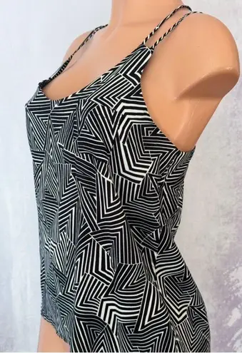 Full Tilt - Black & White, Abstract, Tank Top