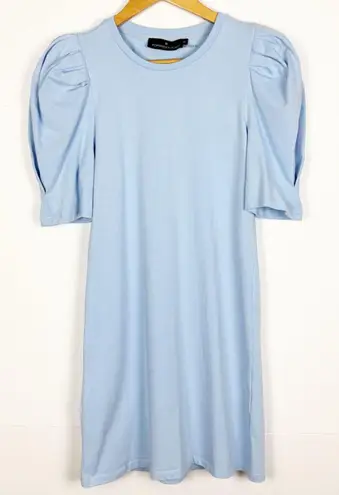 Pomander Place Tuckernuck Stella Dress Mini Periwinkle Blue Puff Sleeves XS