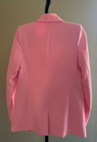 Generation Love Leighton Double-Breasted Crepe Blazer in Cotton Candy Size XS
