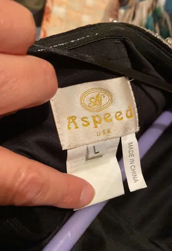 Aspeed strapless hand beaded gown