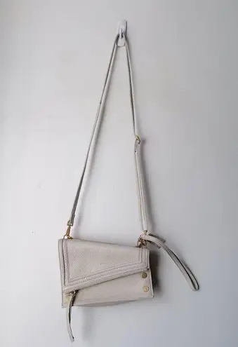 Hammitt Curtis Chateau Cream Mini Wristlet Crossbody Bag