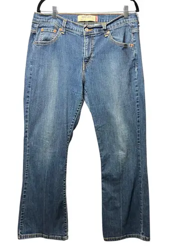Levis Bootcut Jeans Denim Blue Wash Classic Style Women's Size 12 Short