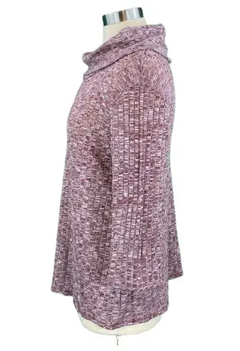 Everleigh Classic Burgundy Long Sleeve Cowl Neck Knit Sweater