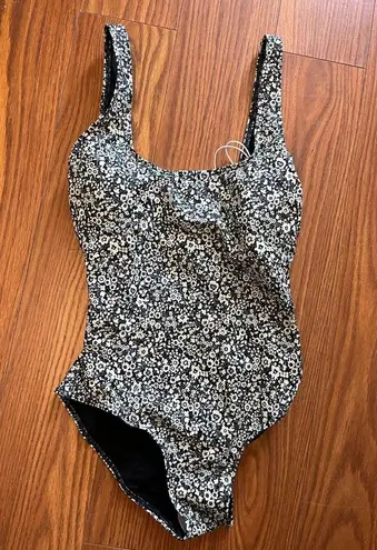 Everlane NWT   Square-Neck One-Piece Swimsuit Floral XS