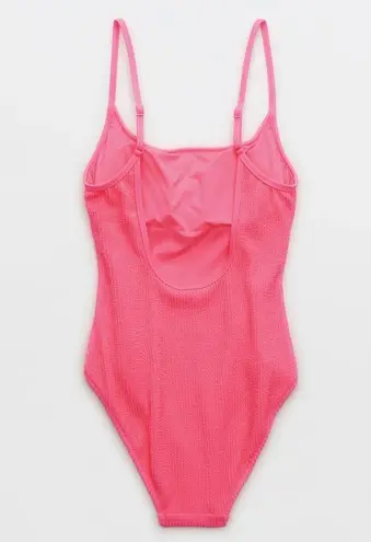 Aerie NWT  Crinkle Scoop Full Coverage One Piece Swimsuit - Size Small