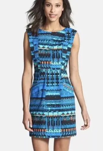 Tracy Reese Plenty by  Vanesa Sleeveless Tapestry Print Pocket Dress Size 4P