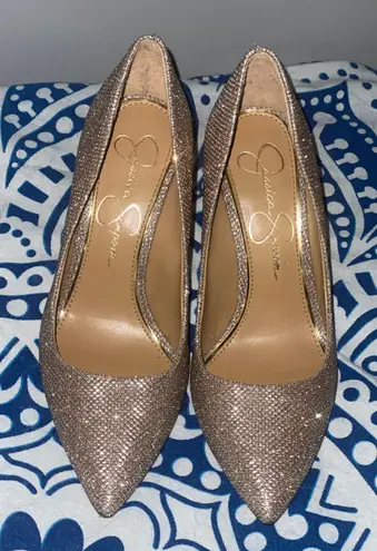 Jessica simpson sparkly heels hot sale