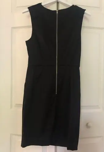 W118 By Walter Baker NWT Black Anne Dress Epaulet Sleeveless Dress Size Medium