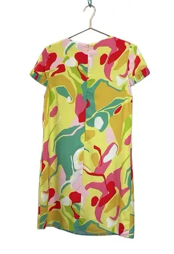 CROSBY by Mollie Burch Floral floral yello, pink, and red dress. NWT