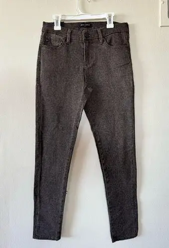 Dear John NWT  Gisele High Waisted Skinny Jeans Mocha Leopard Brown Women’s 25/0