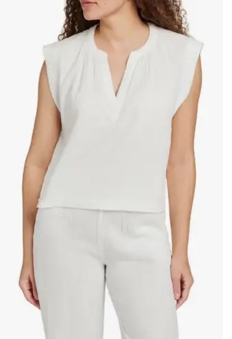 Faherty ππ Dream Cotton Gauze Dylan Top ~ White Medium M NWT