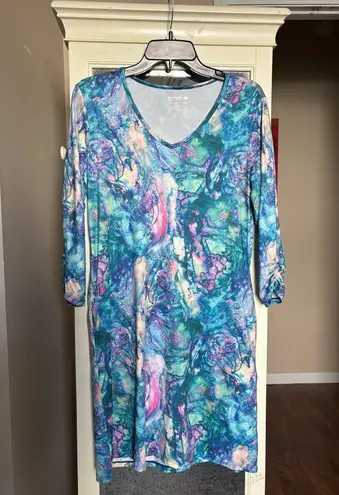 New Women’s Reel Legends performance Outfitters Keep it Cool Active dress Small Blue