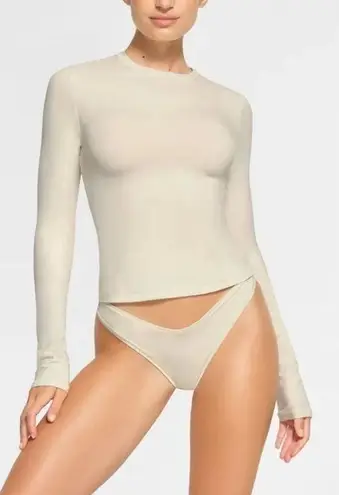 SKIMS Cotton Jersey Long Sleeve T-Shirt M