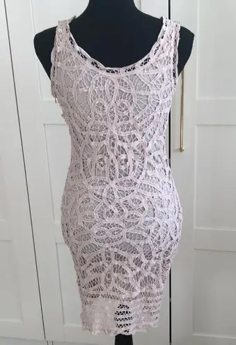 INC batten-burg cotton lace dress .