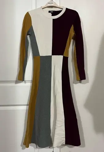 Slate + Willow Colorblock Midi Dress Size Medium $268