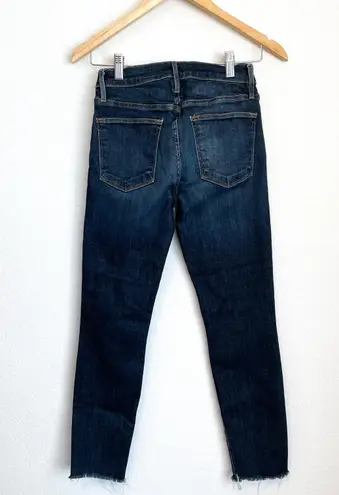 Frame  Dark Blue Wash Le High Skinny Jeans 