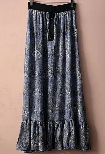 April, May Boho Blue Paisley Hook