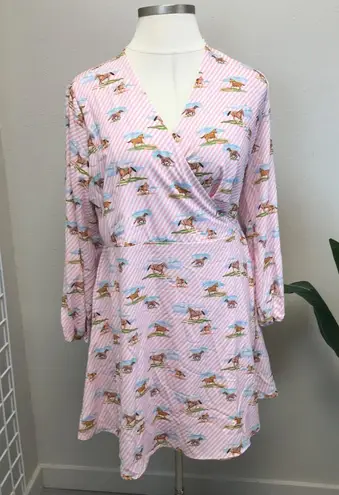 Shinesty The Supreme Steed Derby Horses Wrap Dress