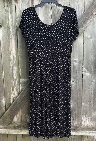 NWOT Clara Sun Woo Crop Jumpsuit Black White Dot Size Petite Small