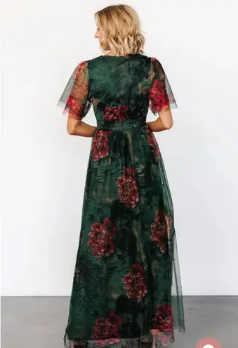 Baltic Born NWT Green Tulle Maxi Dress