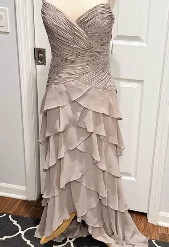 Jovani Champagne Formal Evening