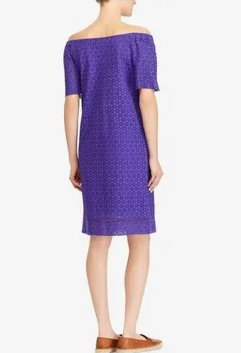 Ralph Lauren Eyelet Lace Knee-length Shift Dress