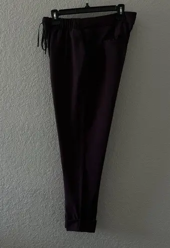 Lululemon  Lab Purple Rolled Hem Drawstring‎ Joggers Size 6 - Image 12