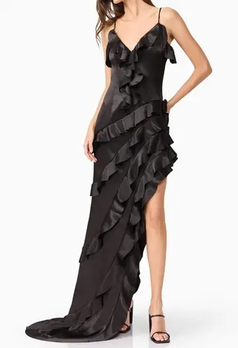 Elliatt - Kyla Asymmetrical Ruffle Gown