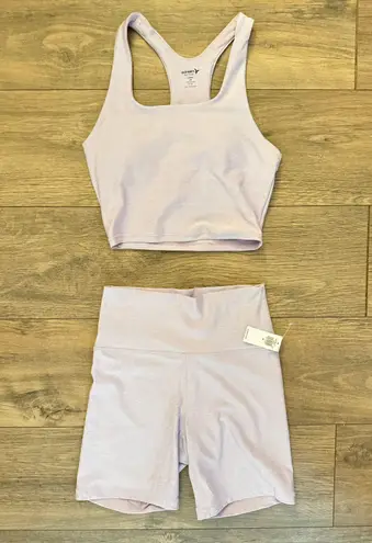 Old Navy Active Lilac Purple Matching Workout Set