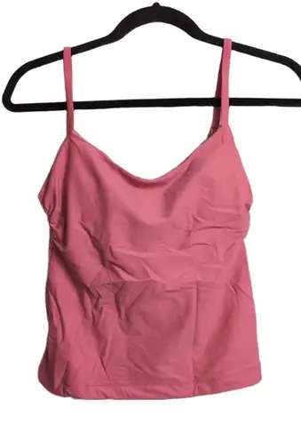 ANDIE NWT Longline Tank Punch Melon Spaghetti Straps Scoop Neck Top Bikini Small
