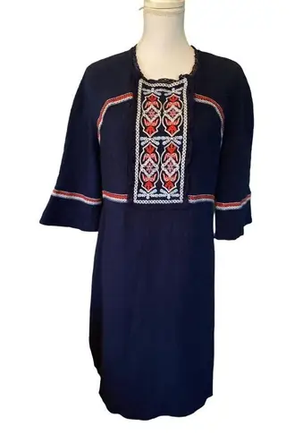 The Moon Ella Dress Womens XL Used Blue Red