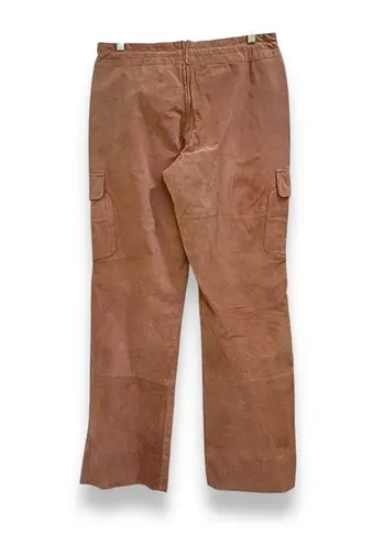 wilson's leather Vintage 80s pink suede leather hooded bomber jacket pants suit