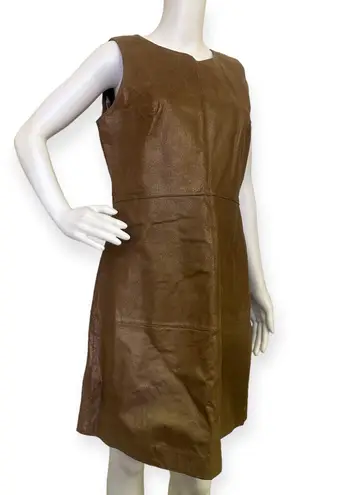 Badgley Mischka Leather  Knee-Length Dress