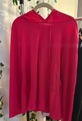 Bally Total Fitness Hoodie Women's Heather Bright Rose Pullover