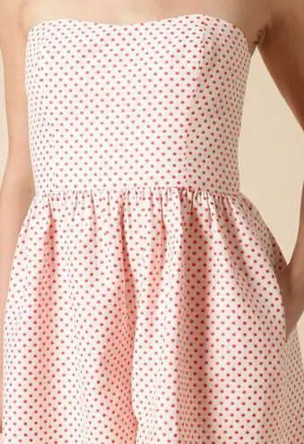 Ali Ro NBW Polka Strapless Dot Romper
