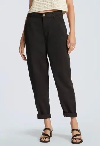 Everlane  The Tencel Relaxed high rise Chino in butter soft black Size 2 NWT