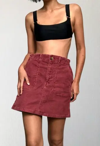 American Eagle  Super Stretch Corduroy Skirt