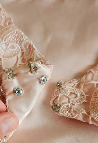 Bloomingdales crochet lace aqua dress