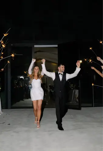 Custom made bridal dress White Size M