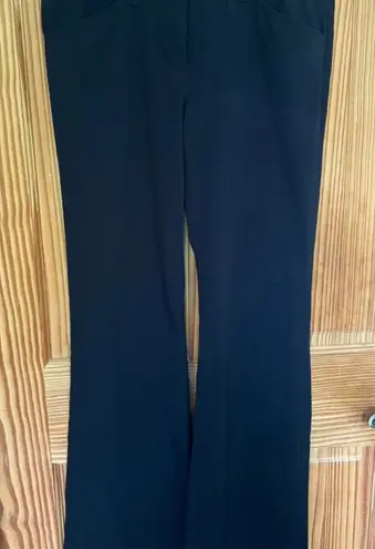 2000s Office Siren Low Rise bootcut flare trousers with lace waistband detail Black Size 6