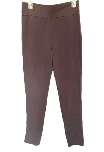 LOGO By Lori Goldstein Leggings Womens Pants Size XS Gray Side Panel Stripe