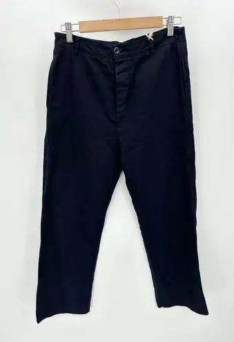 Xirena Vintage Black Mercer Twill Pants Women SMALL NWT 100% Cotton