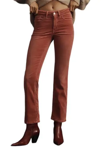 Pilcro The Yaya Mid-Rise Corduroy Crop Flare Pant Size 26 Bohemian Anthropologie