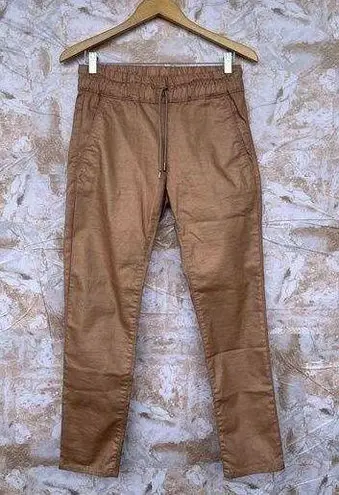 Bevy Flog golden tan drawstring pants size 28