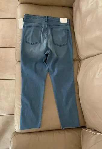 Ella Moss Crystal Super High Waist Skinny Cropped Jeans