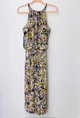 London Times NWT Blossom Print Jumpsuit sz 4