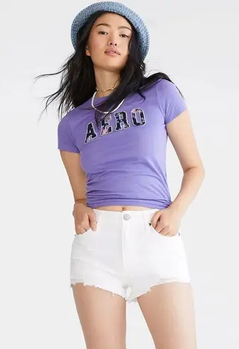 Aeropostale High-Waisted Denim Shorts