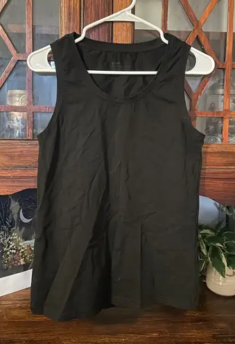 Pact Organic Cotton Black Tank Size Large