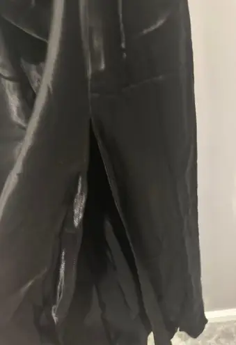 MABLE brand Strappy Tie Back Satin Maxi Dress